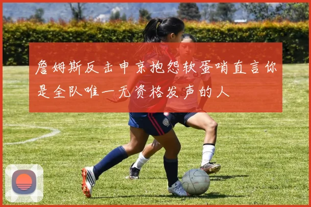 詹姆斯反击申京抱怨软蛋哨直言你是全队唯一无资格发声的人